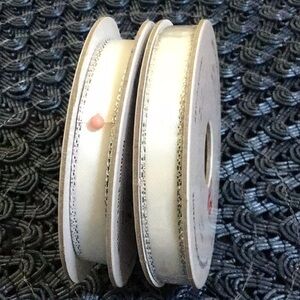 Stampin’ Up! Silver Argent Silber144213 Ribbon Bundle of 2